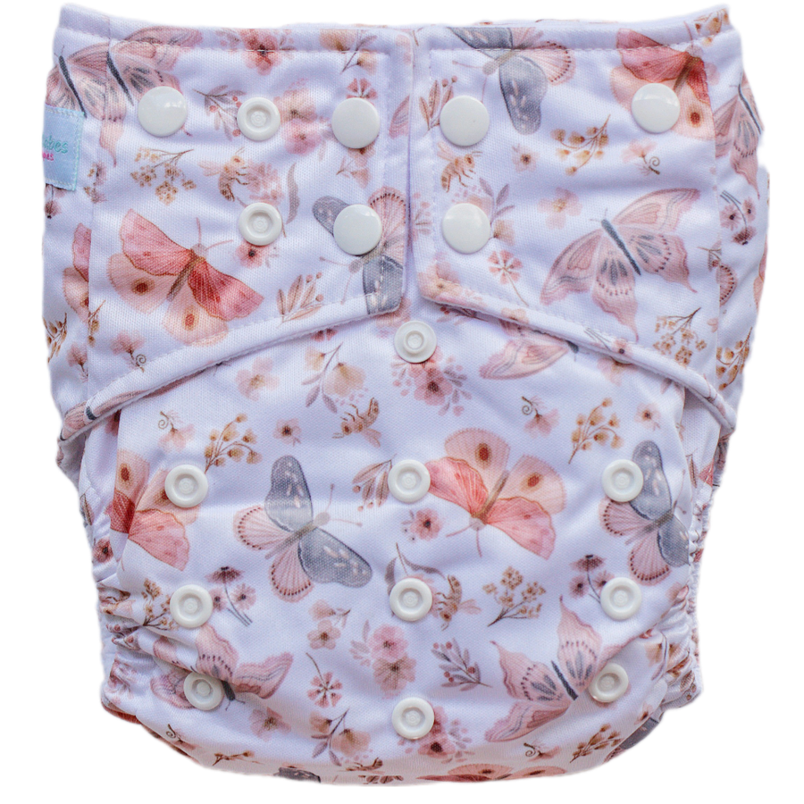 Flutterby cloth nappy Eco Soul Collective