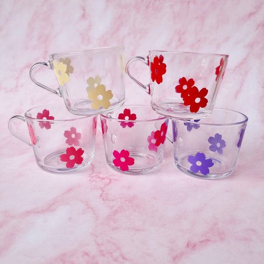 Daisy Glass Mug