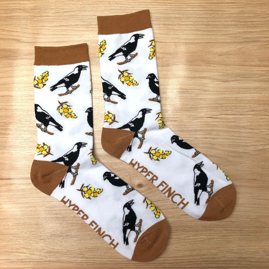 Magpie Socks (White)