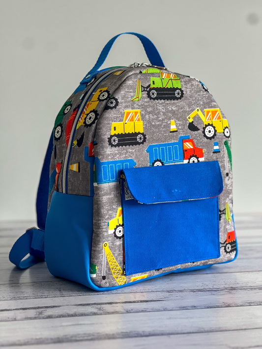 Mini Digger School Backpack