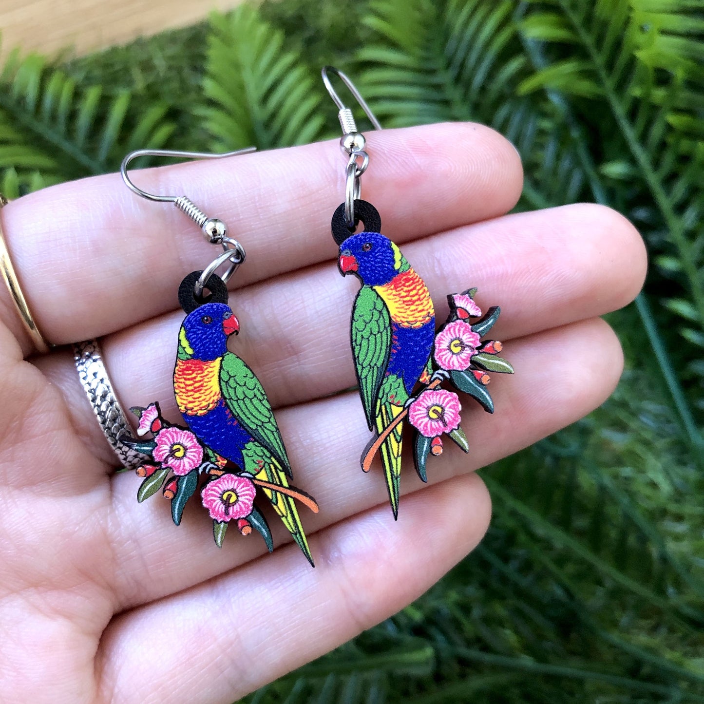 Rainbow Lorikeet Earrings