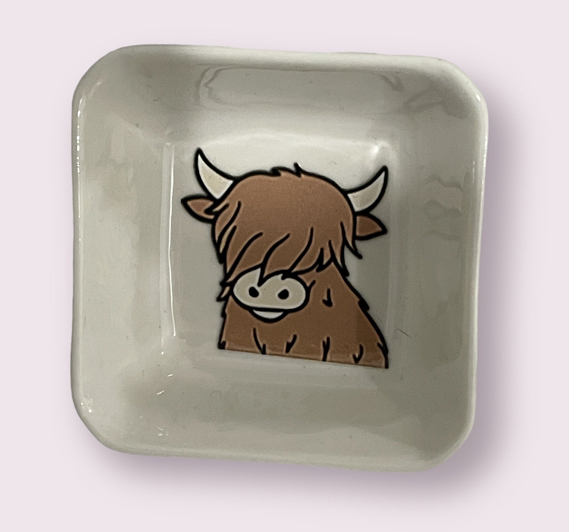 Highland Cow Small Trinket Dish – Eco Soul Collective