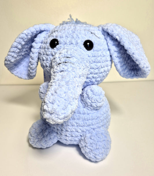 Crochet Blue Elephant