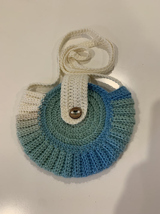 Shell Crossbody Bag Blue