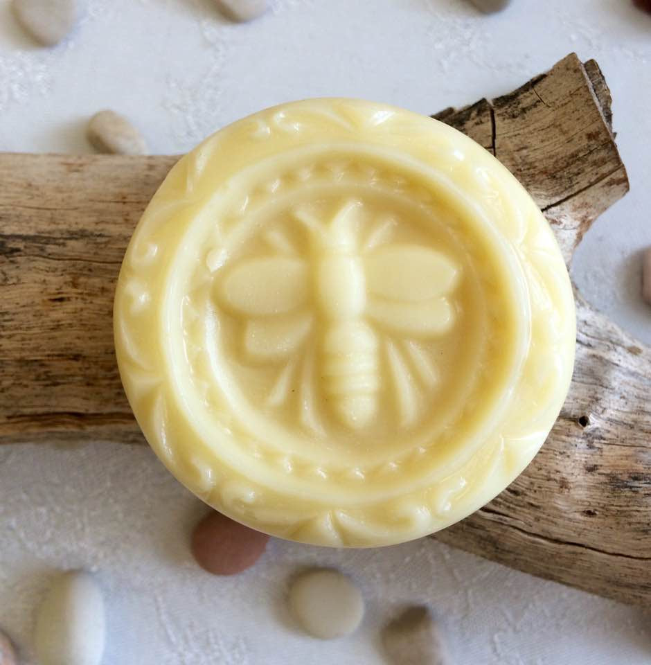 Beeswax hand lotion bar - small