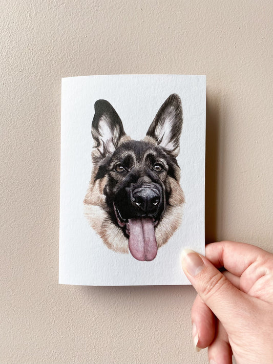 Koda the German Shepherd Card