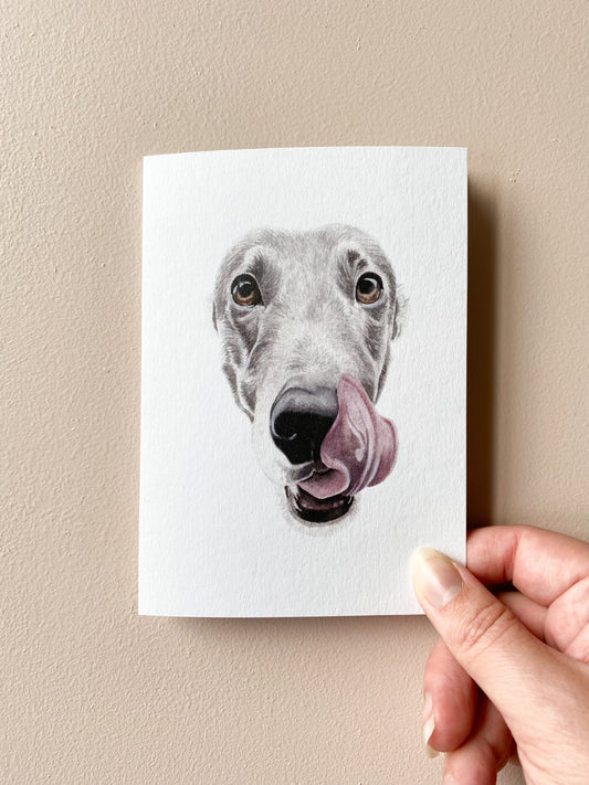 Gretzky the Greyhound Card